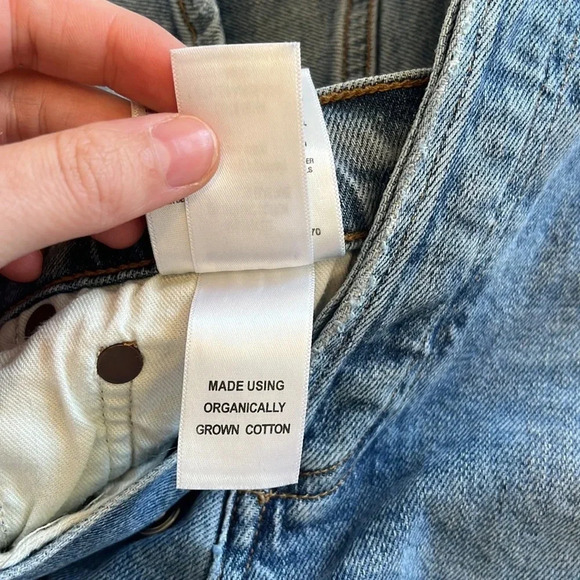 Agolde Denim Cut Off Shorts Nico Size 25 - Picture 5 of 12